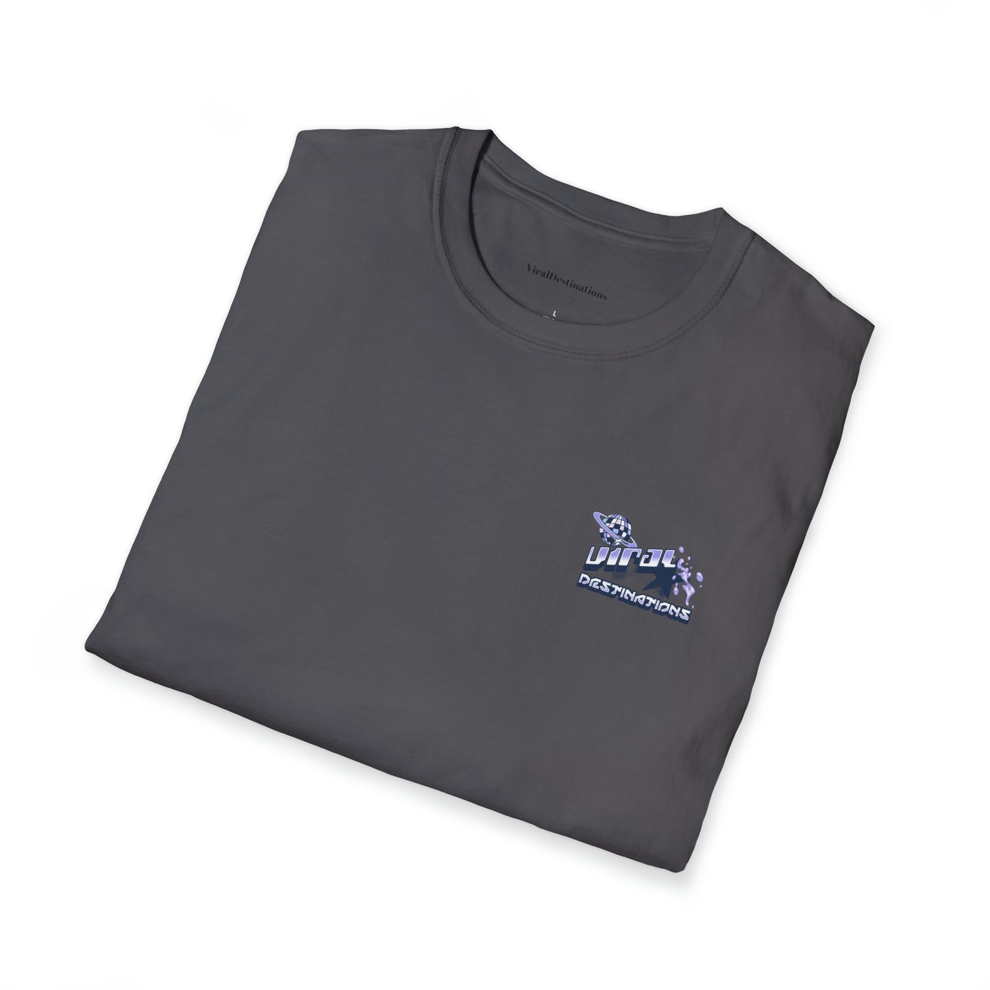 Respect Earth Y2K Style Trending logo back print Unisex Soft T-Shirt by ViralDestinations