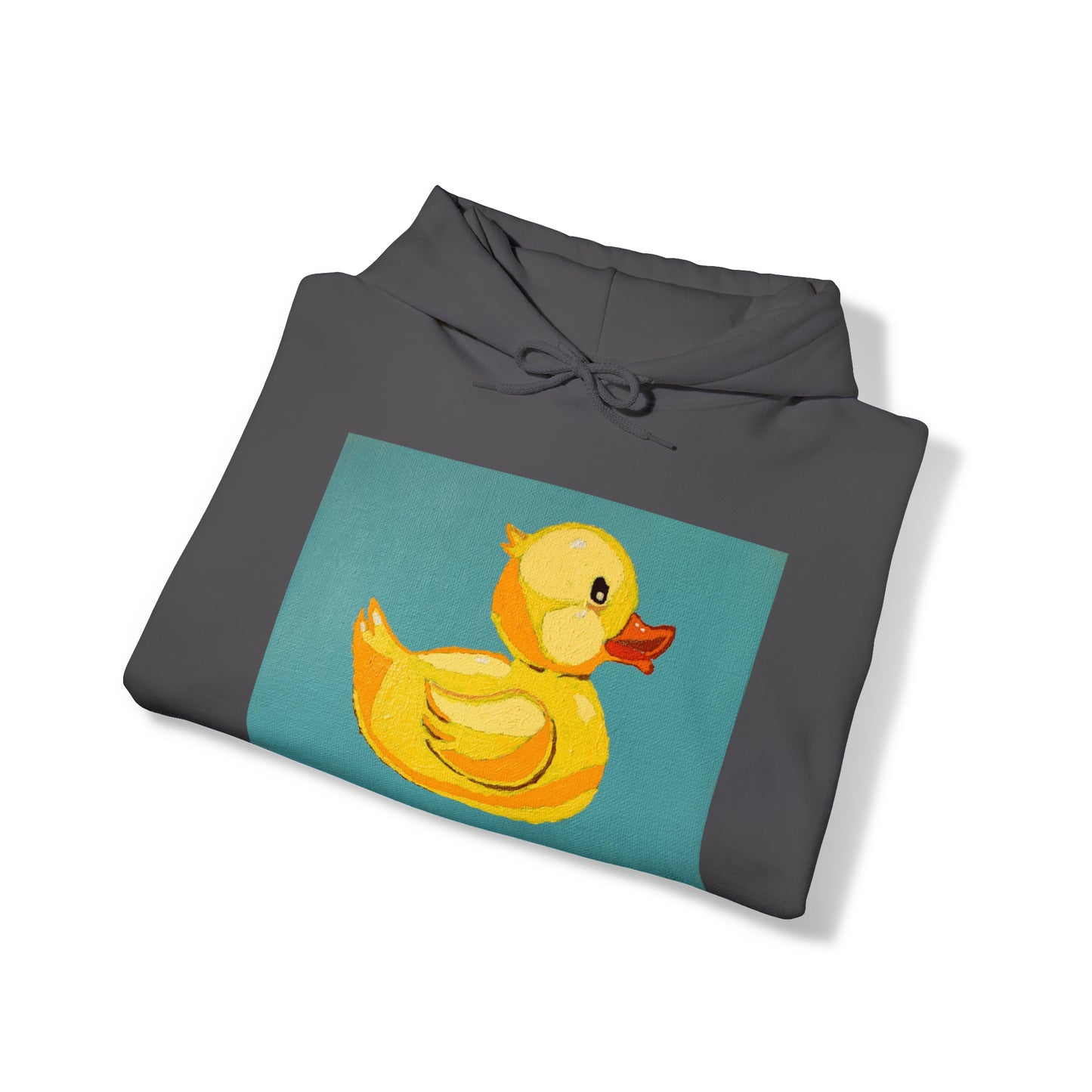 The Pop Duck Premium Lifestyle Hoodie ¬ Pop Art On The Go ¬ matching adult and kids T-shirts