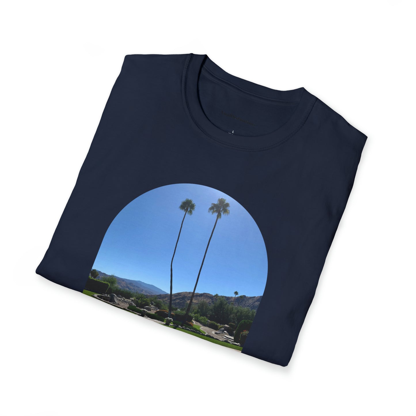 Palm Springs Modernism Lifestyle Unisex Soft T-Shirt by ViralDestinations