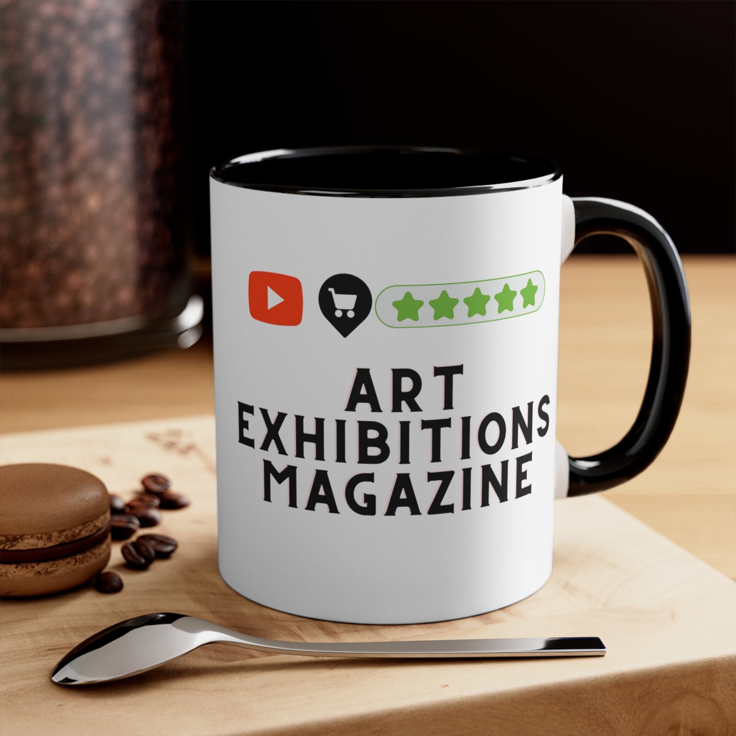 Art Exhibitions Magazine Gift Shop trending Lifestyle Pop Colored Accent Coffee Mug - multi colors