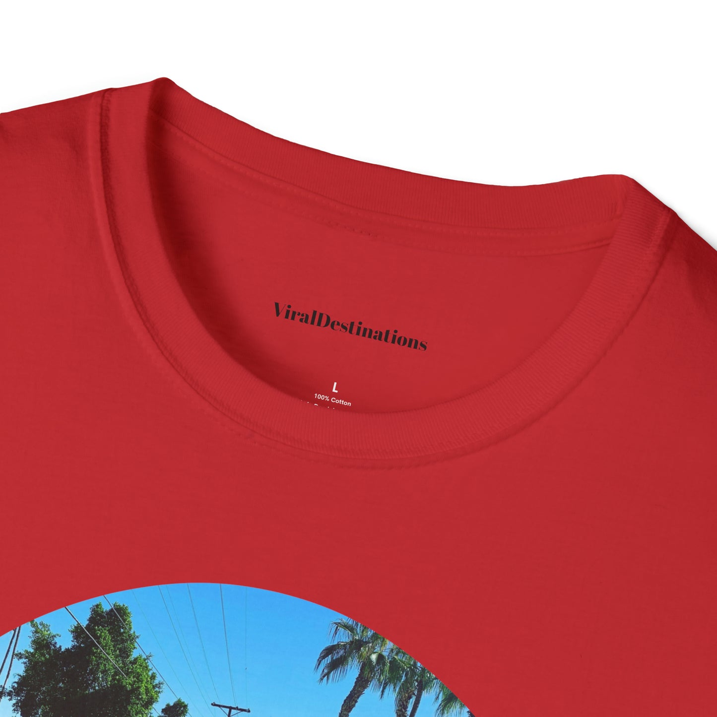Palm Springs Staycation Lifestyle Unisex Soft T-Shirt by ViralDestinations