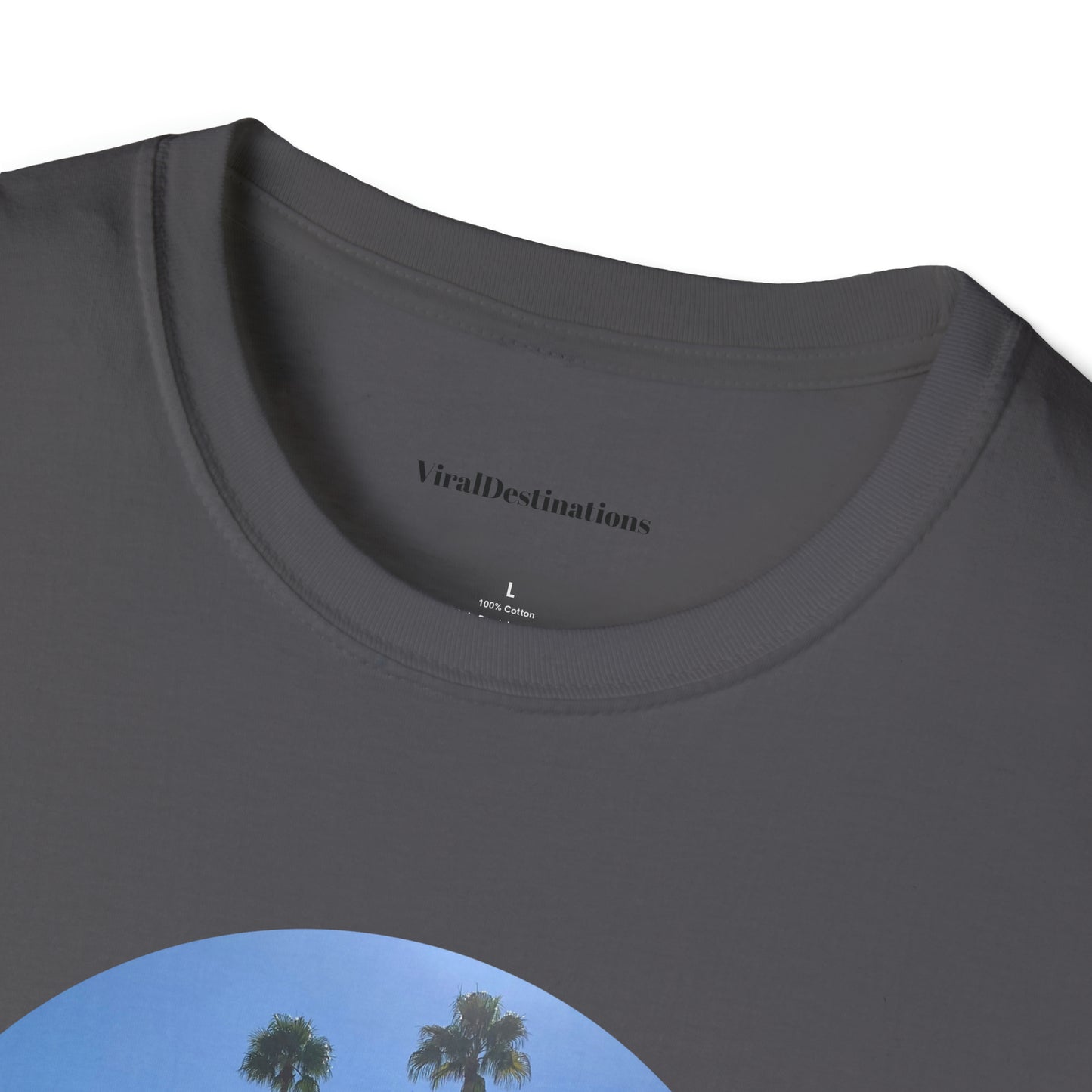Palm Springs Modernism Lifestyle Unisex Soft T-Shirt by ViralDestinations