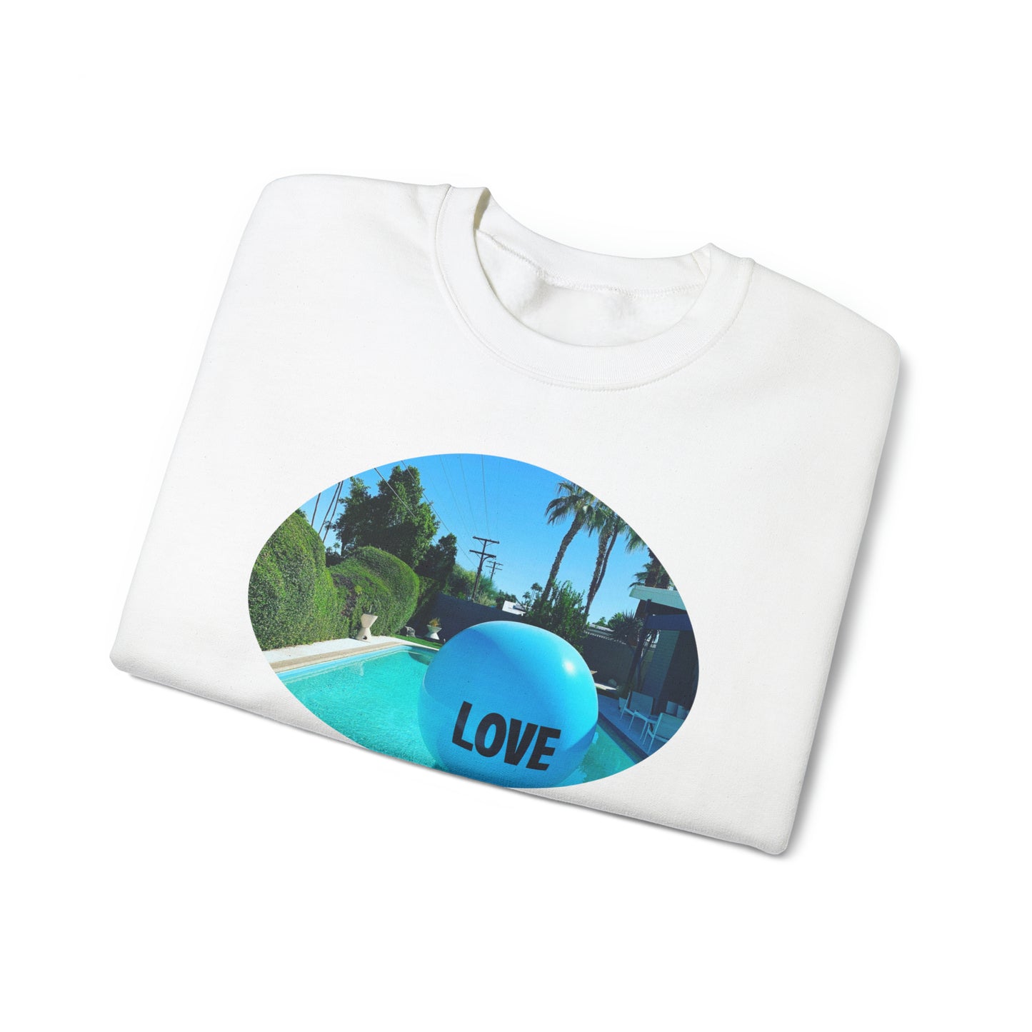 Staycation in Palm Springs Unisex Lifestyle Sweatshirt by ViralDestinations