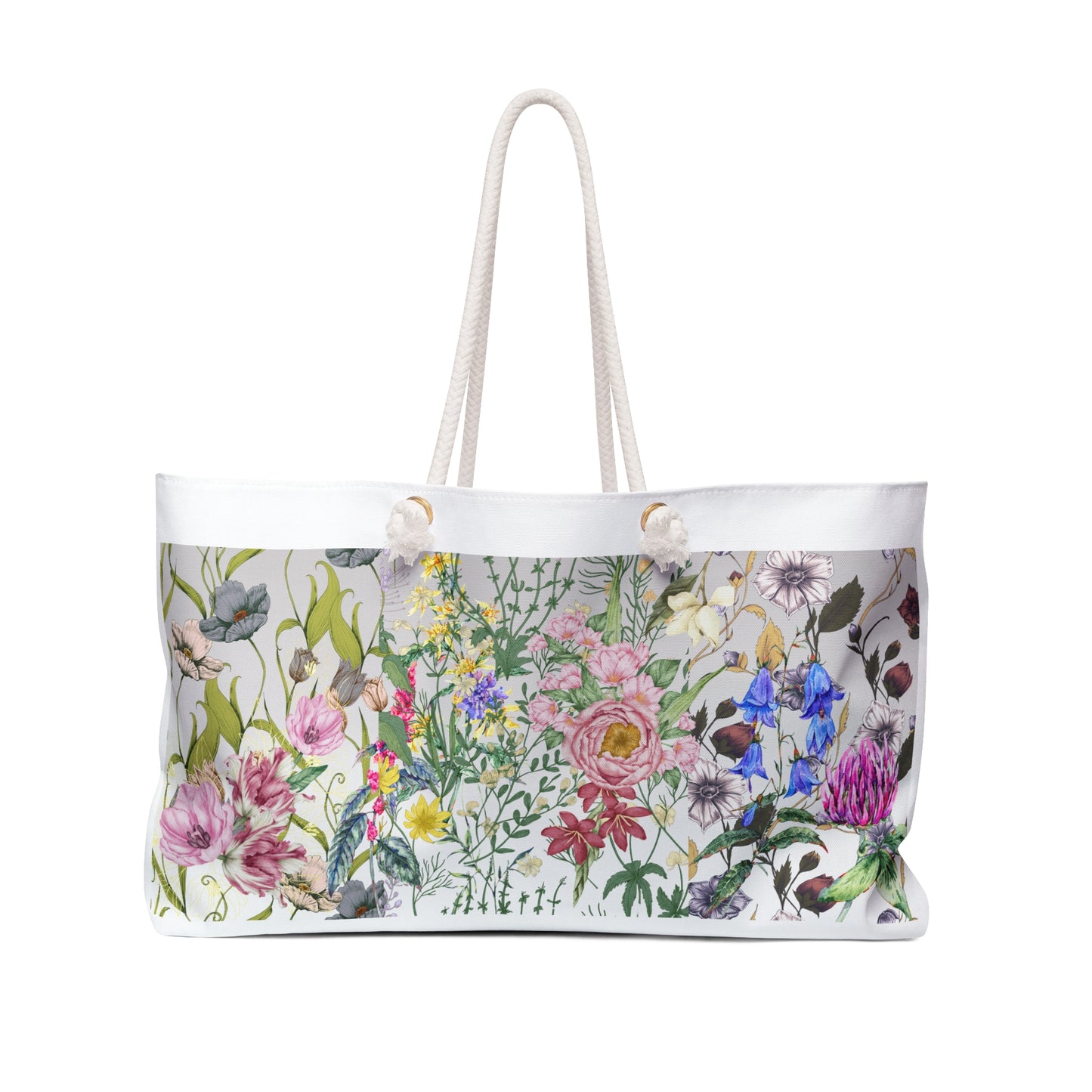 ViralDestinations™ Floral Spring Garden Party Weekender Bag | Perfect for Travel and Beach Days - Botanical Aesthetics