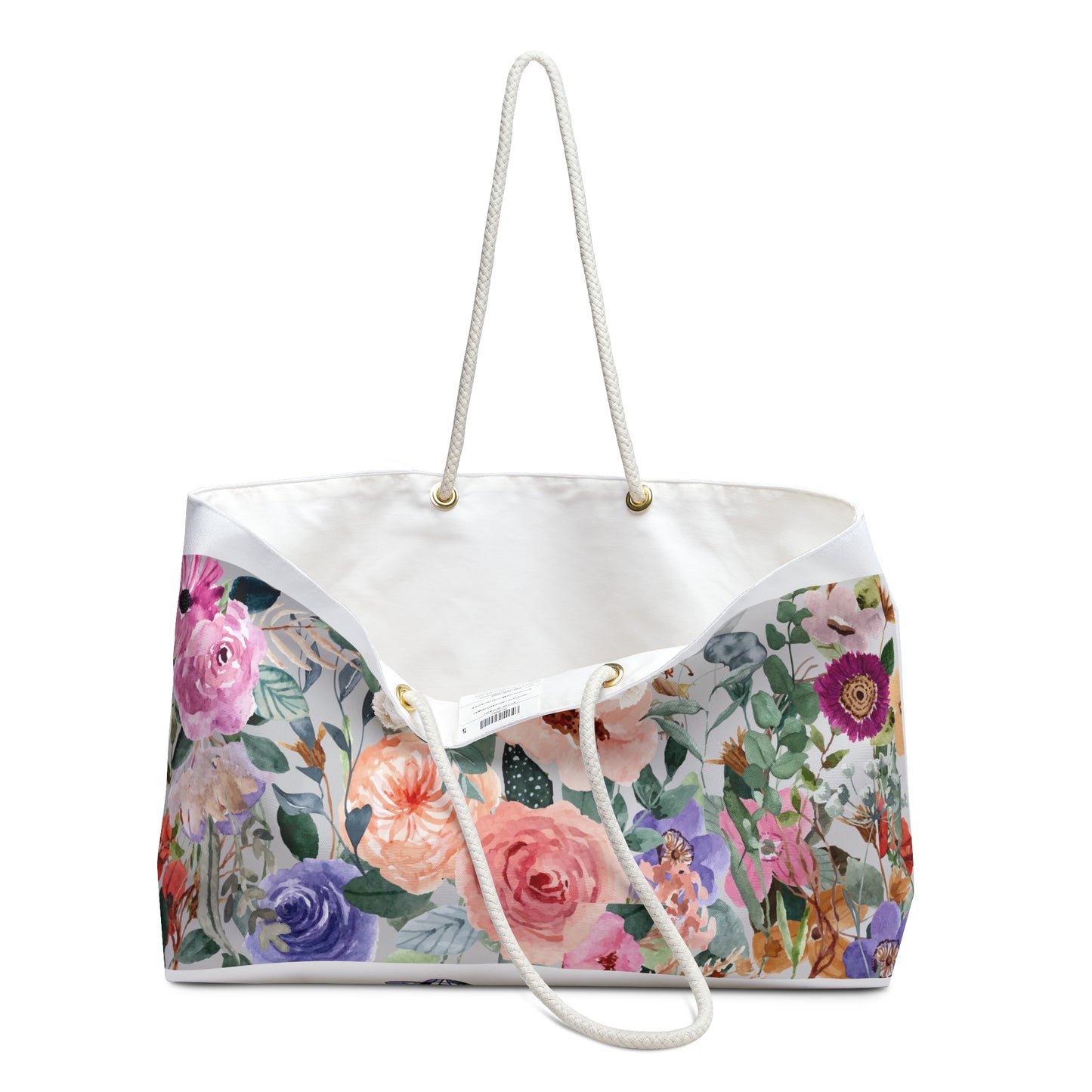 ViralDestinations™ Floral Weekender Bag | Perfect for Travel and Beach Days - Botanical Aesthetics