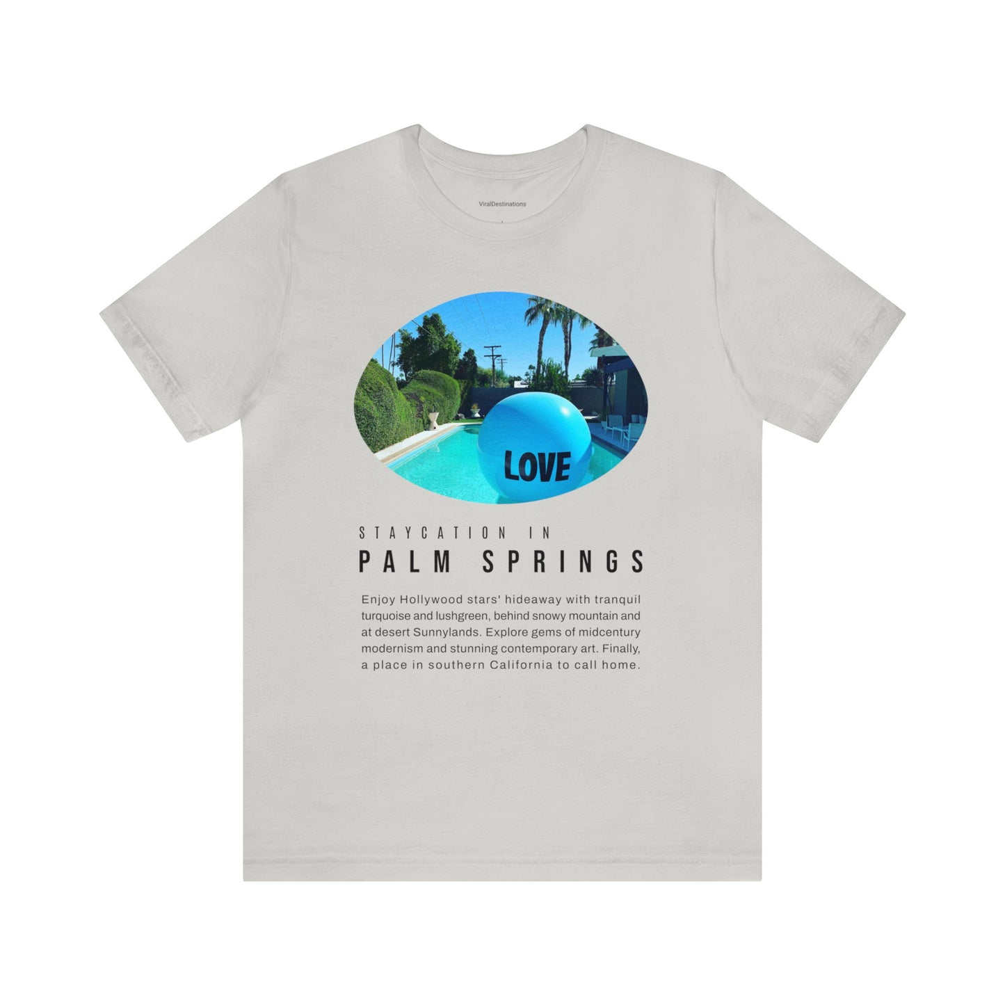 Staycation in Palm Springs Premium Lifestyle Tee by ViralDestinations