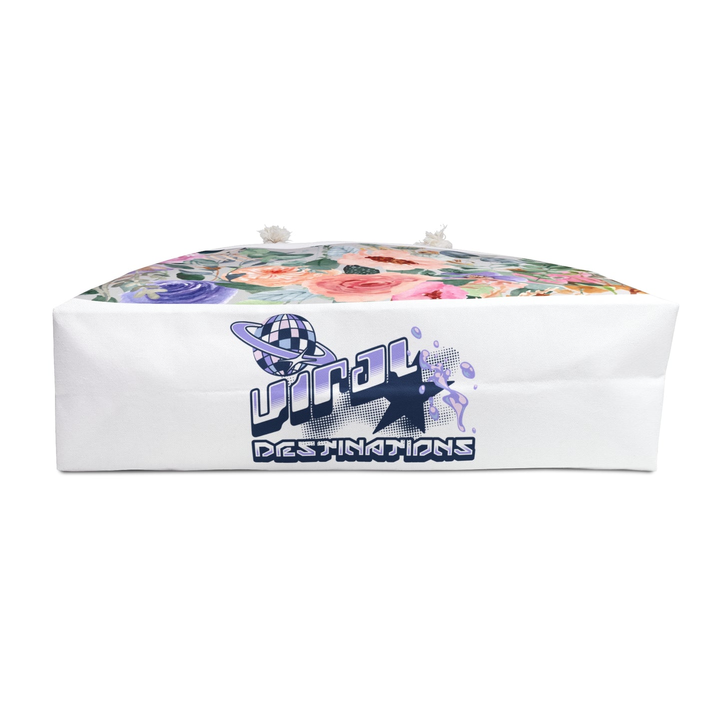 ViralDestinations™ Floral Weekender Bag | Perfect for Travel and Beach Days - Botanical Aesthetics