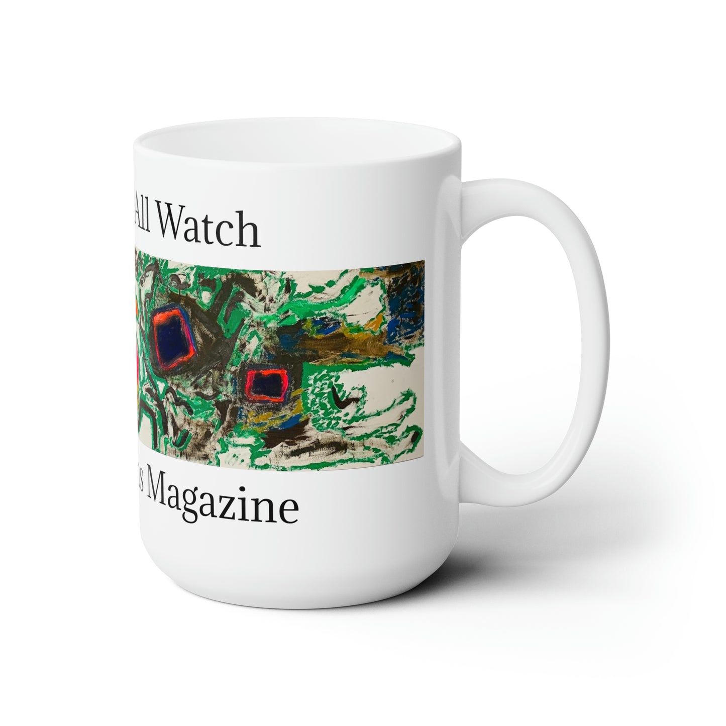 Art Insiders All Watch Art Exhibitions Magazine Lifestyle Large Coffee Mug ¬ Perfect Office/Studio Gifts for Art Collectors, Artists, Curators