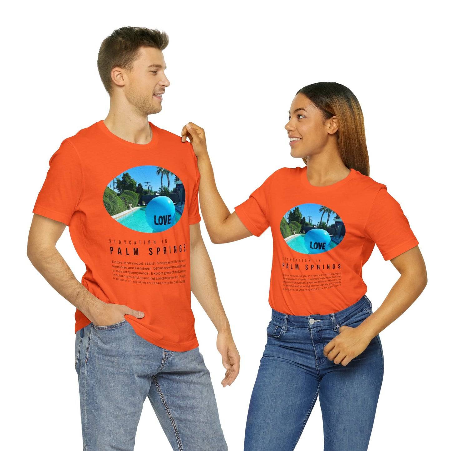 Staycation in Palm Springs Premium Lifestyle Tee by ViralDestinations