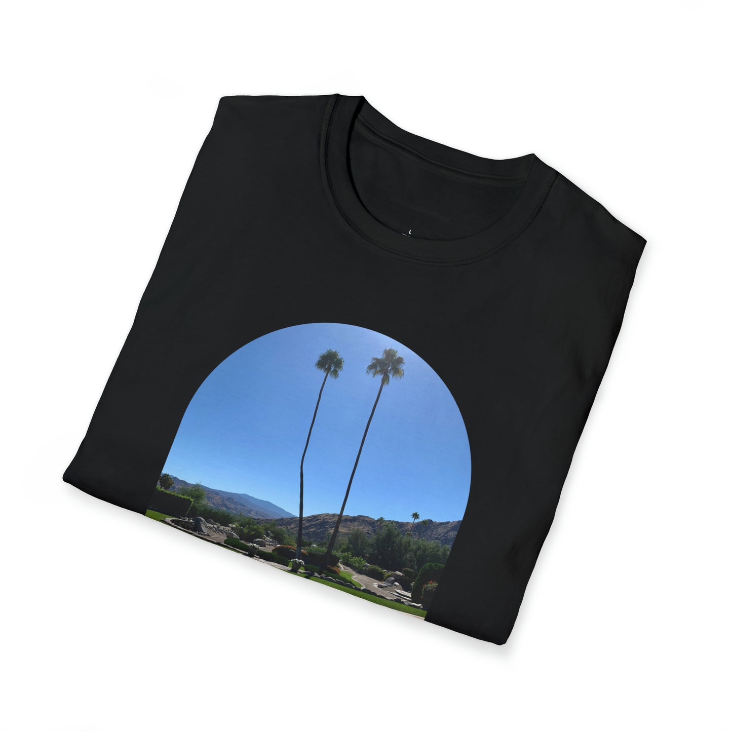 Palm Springs Modernism Lifestyle Unisex Soft T-Shirt by ViralDestinations