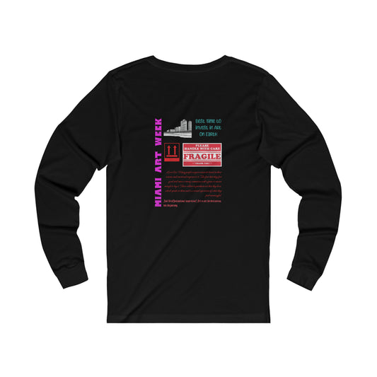 Miami Art Week Premium Cotton Unisex Jersey Long Sleeve Tee by ViralDestinations