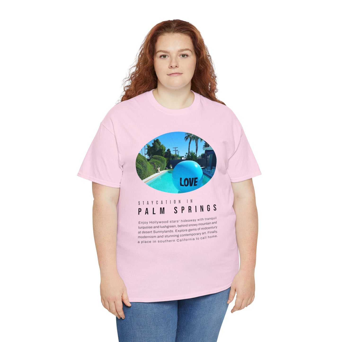 Staycation in Palm Springs Premium Unisex Lifestyle Tee by ViralDestinations