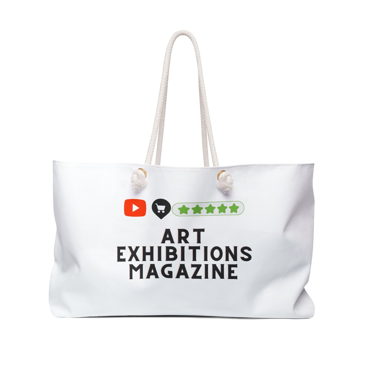 ViralDestinations™ Art Exhibitions Magazine Fan Club & Crew Weekender Bag - Stylish Tote for Travel & Events