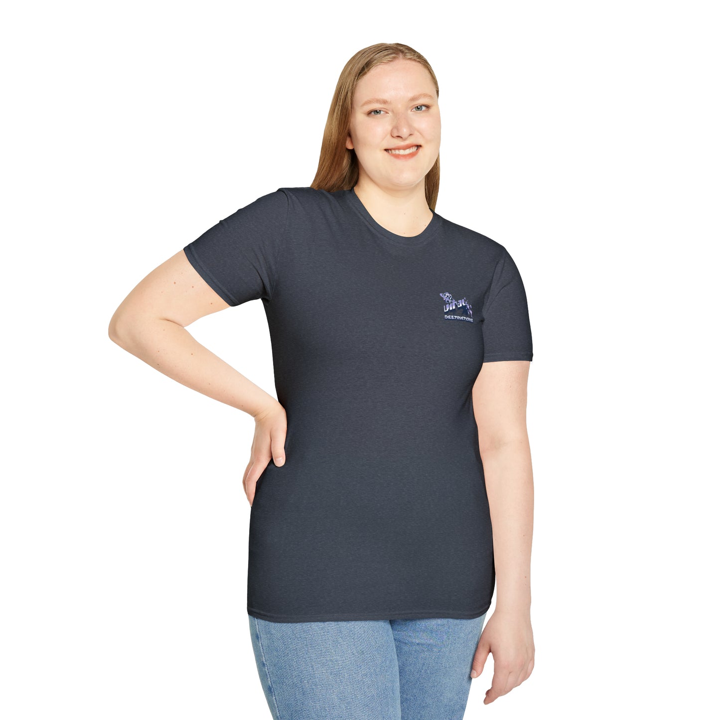 Respect Earth Y2K Style Trending logo back print Unisex Soft T-Shirt by ViralDestinations