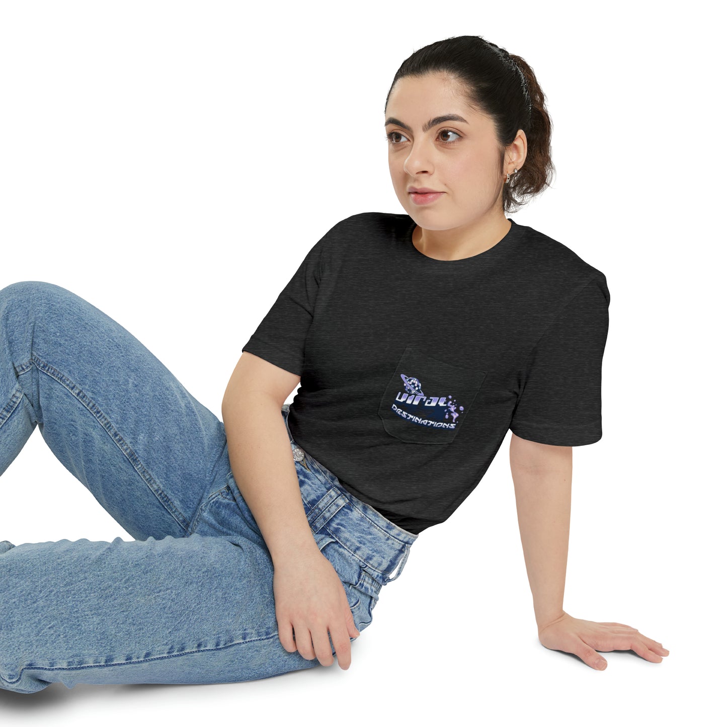 Respect Earth Y2K Trending Unisex Pocket T-shirt by ViralDestinations