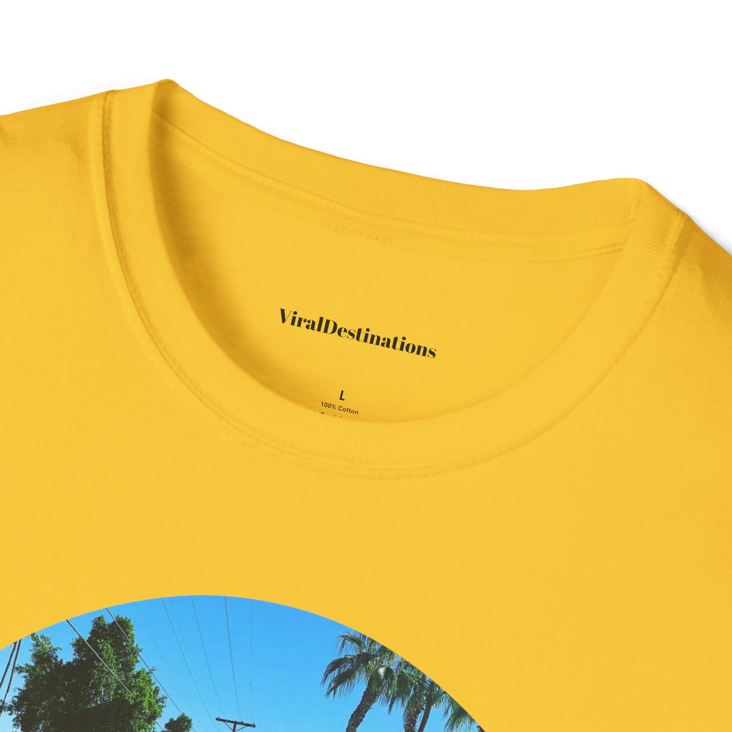 Palm Springs Staycation Lifestyle Unisex Soft T-Shirt by ViralDestinations