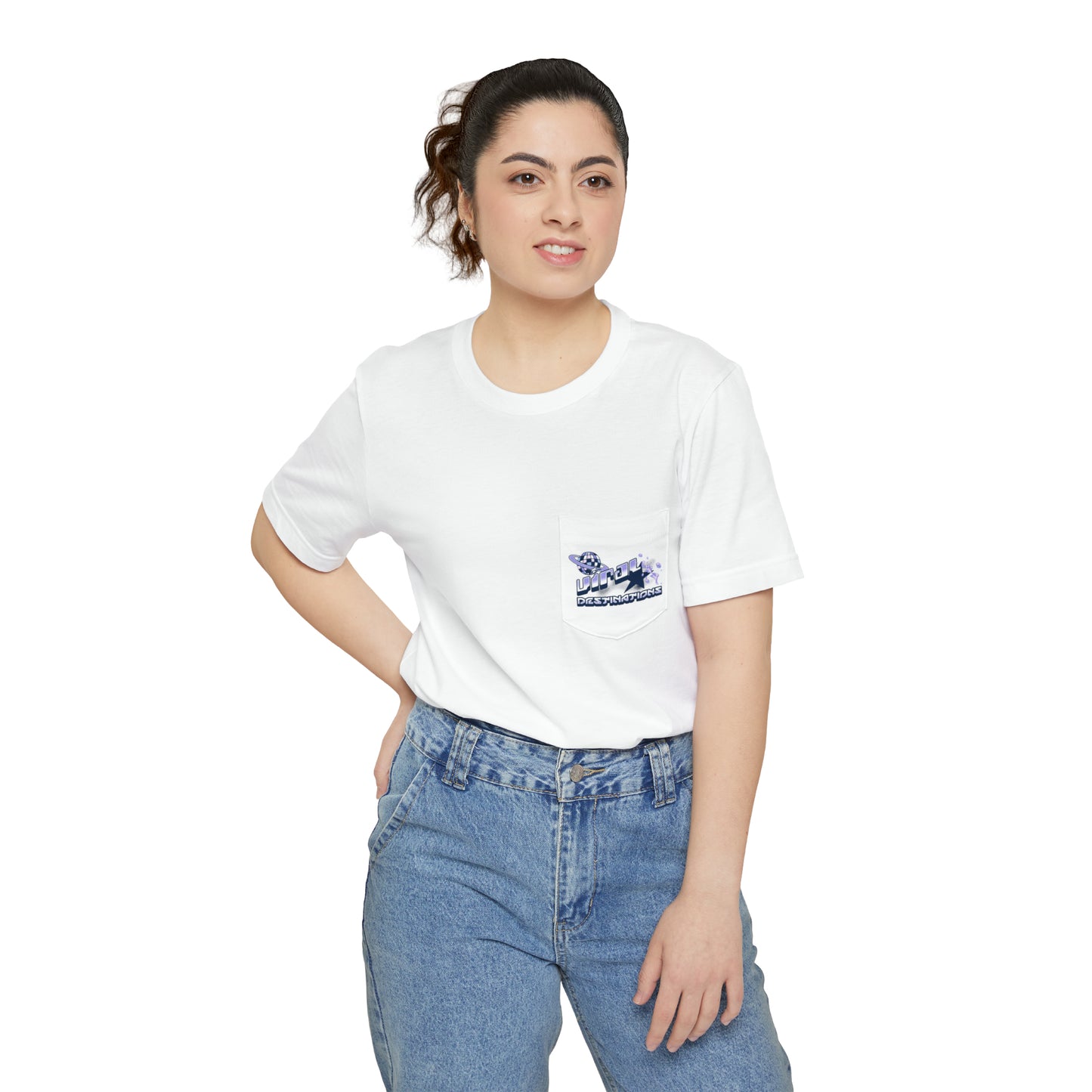 Respect Earth Y2K Trending Unisex Pocket T-shirt by ViralDestinations