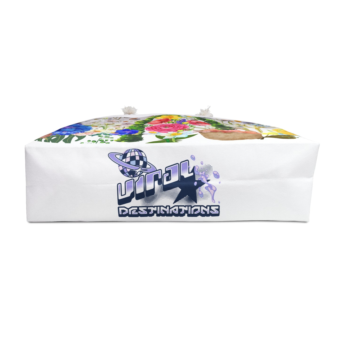 ViralDestinations™ Floral Garden Party Weekender Bag | Perfect for Travel and Beach Days - Botanical Aesthetics