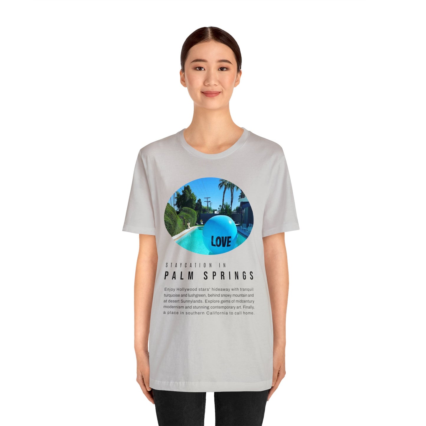 Staycation in Palm Springs Premium Lifestyle Tee by ViralDestinations