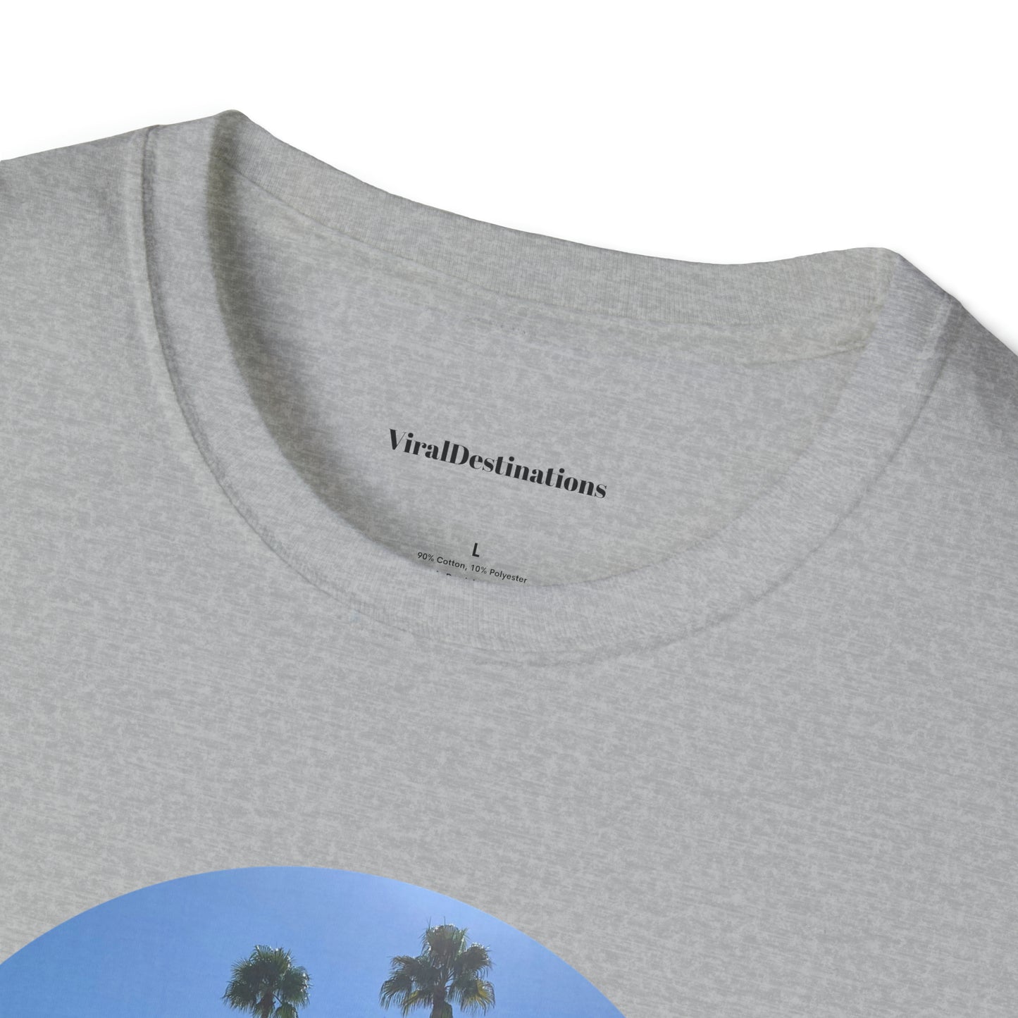 Palm Springs Modernism Lifestyle Unisex Soft T-Shirt by ViralDestinations