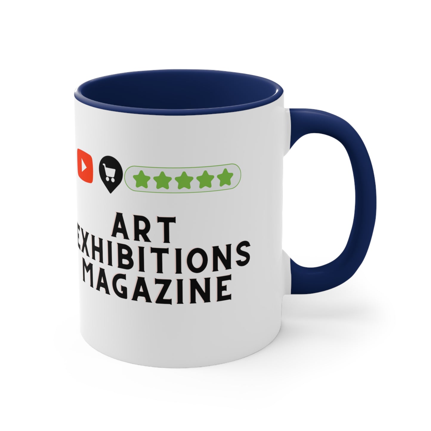 Art Exhibitions Magazine Gift Shop trending Lifestyle Pop Colored Accent Coffee Mug - multi colors