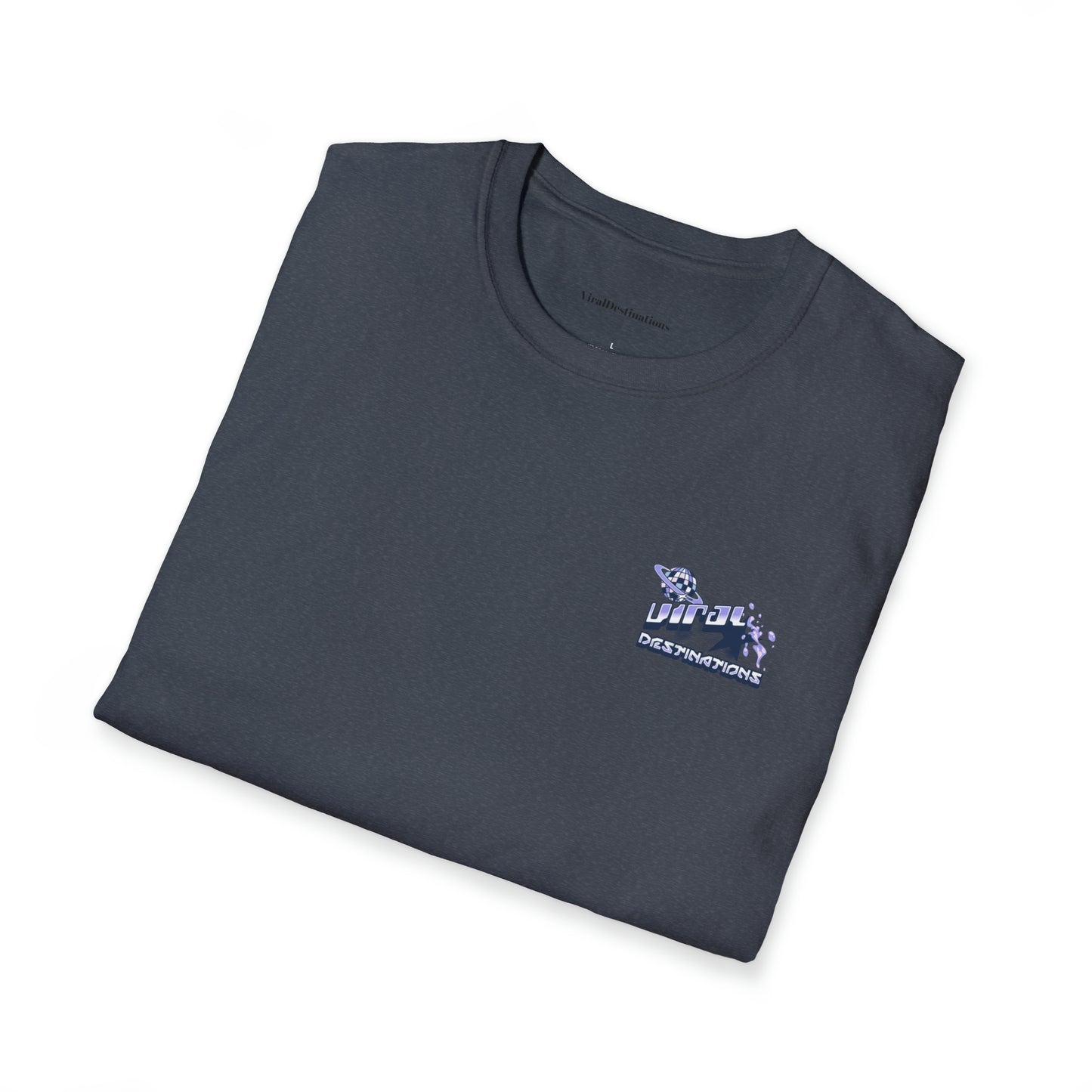 Respect Earth Y2K Style Trending logo back print Unisex Soft T-Shirt by ViralDestinations