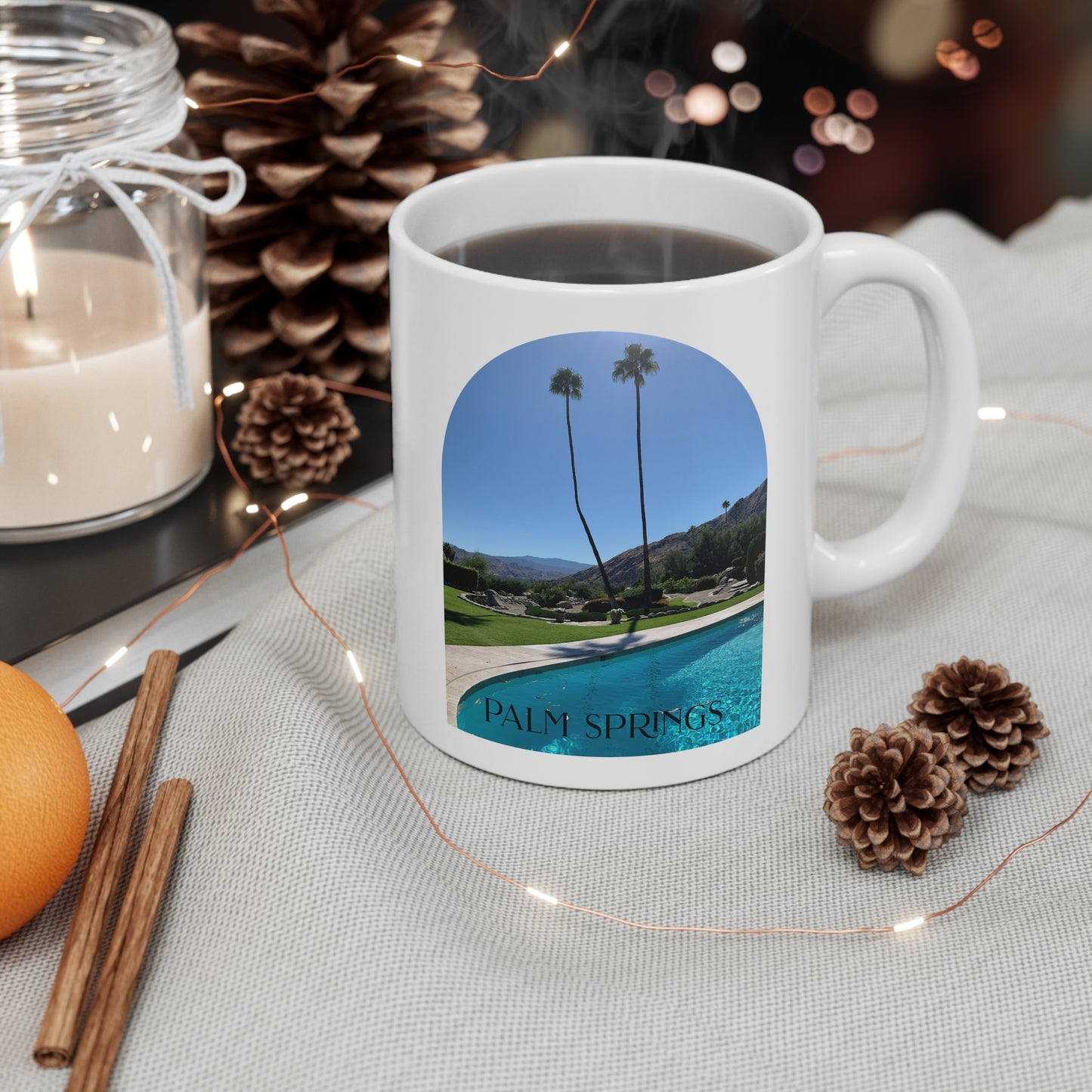 Staycation in Palm Springs Lifestyle Coffee Mug by ViralDestinations
