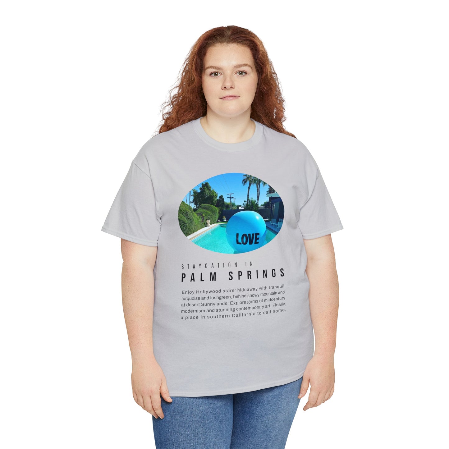 Staycation in Palm Springs Premium Unisex Lifestyle Tee by ViralDestinations