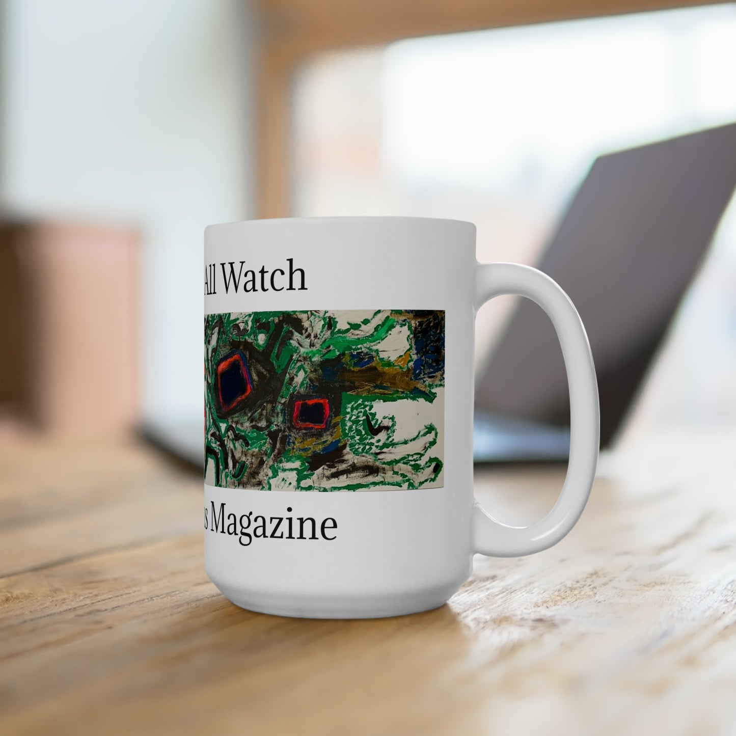 Art Insiders All Watch Art Exhibitions Magazine Lifestyle Large Coffee Mug ¬ Perfect Office/Studio Gifts for Art Collectors, Artists, Curators