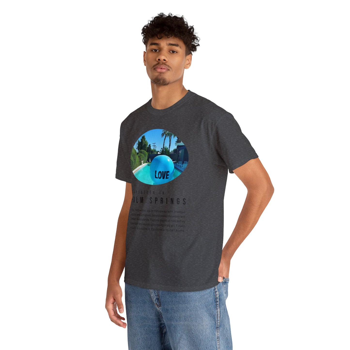 Staycation in Palm Springs Premium Unisex Lifestyle Tee by ViralDestinations