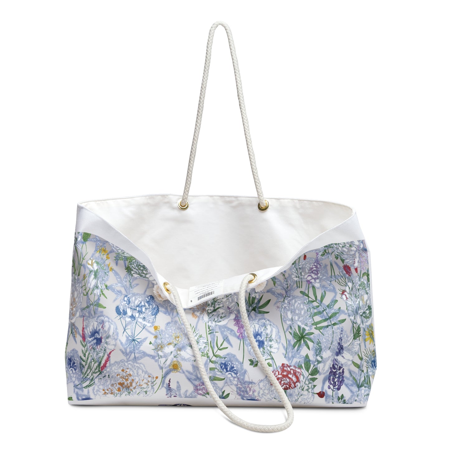ViralDestinations™ Tranquil Floral Garden Weekender Bag | Perfect for Travel and Beach Days - Botanical Aesthetics