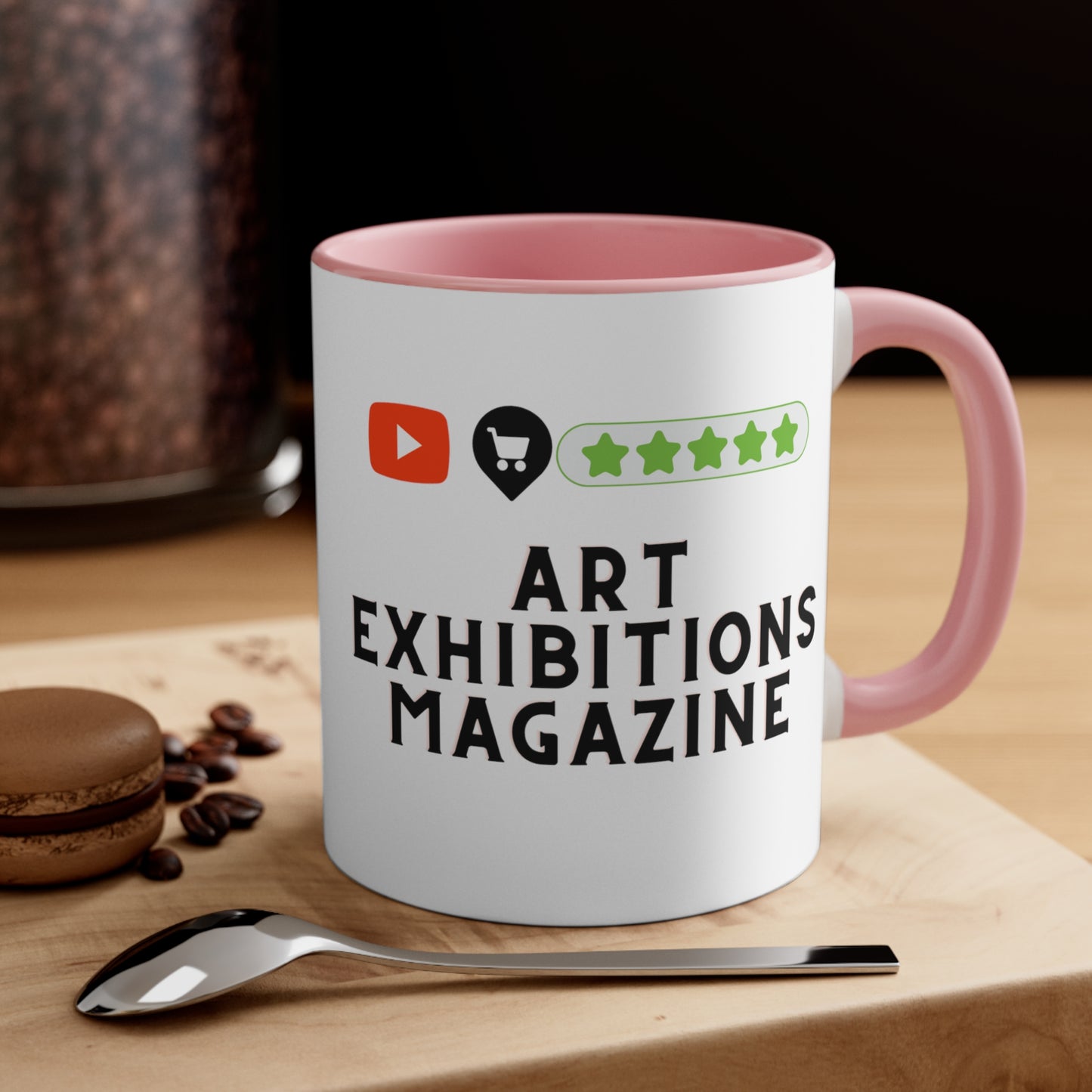 Art Exhibitions Magazine Gift Shop trending Lifestyle Pop Colored Accent Coffee Mug - multi colors