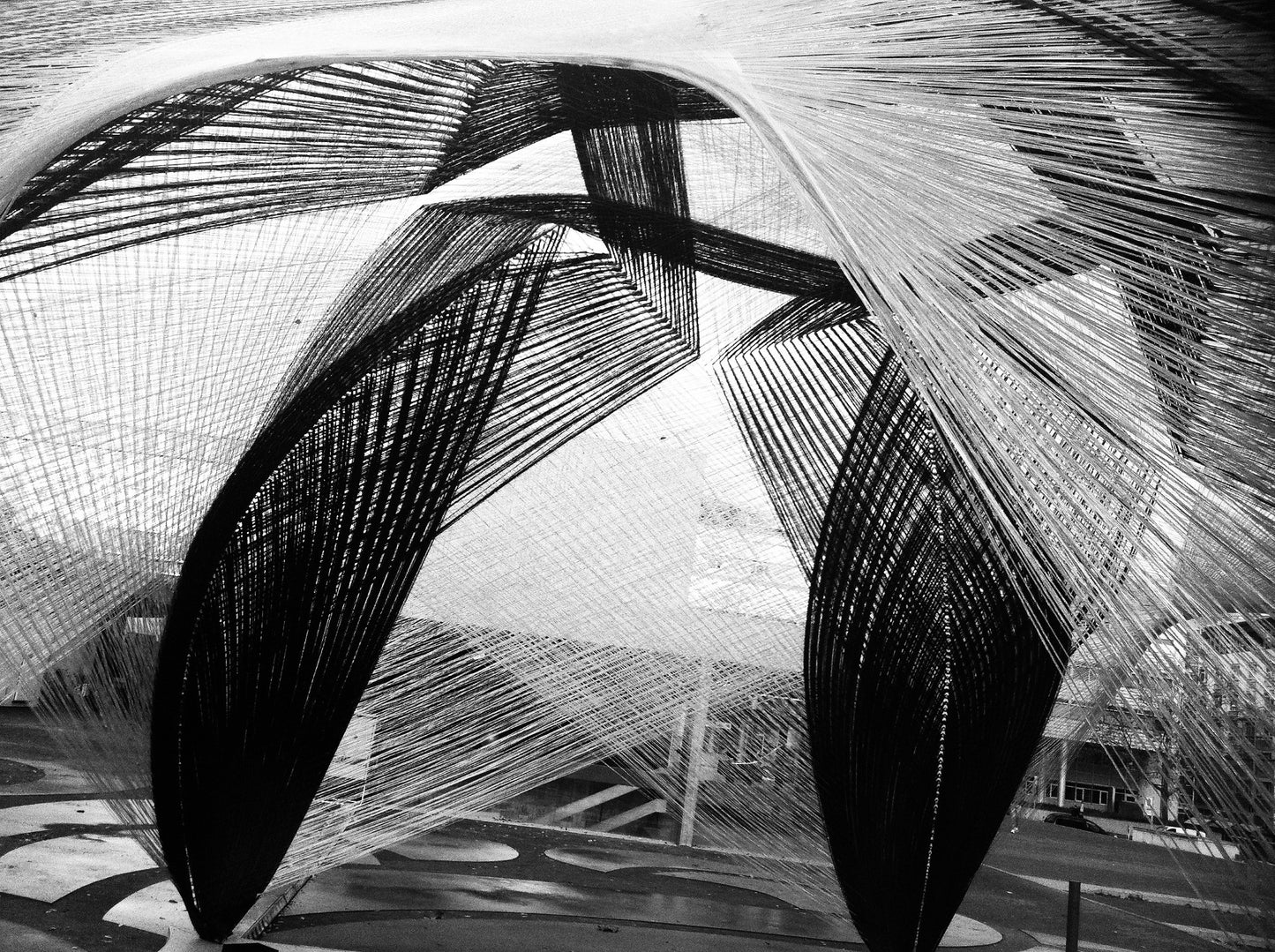 Fine Art Print mounted on board in clear bag - architectural photography