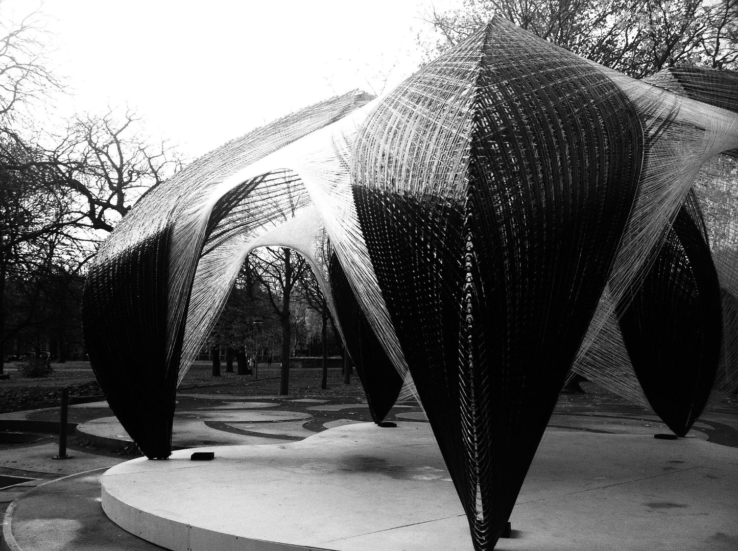 Fine Art Print mounted on board with mat in clear bag - architectural photography