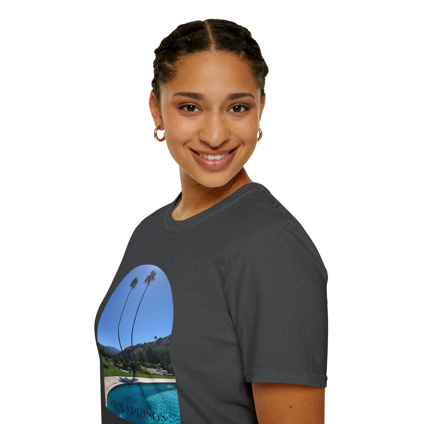 Palm Springs Modernism Lifestyle Unisex Soft T-Shirt by ViralDestinations