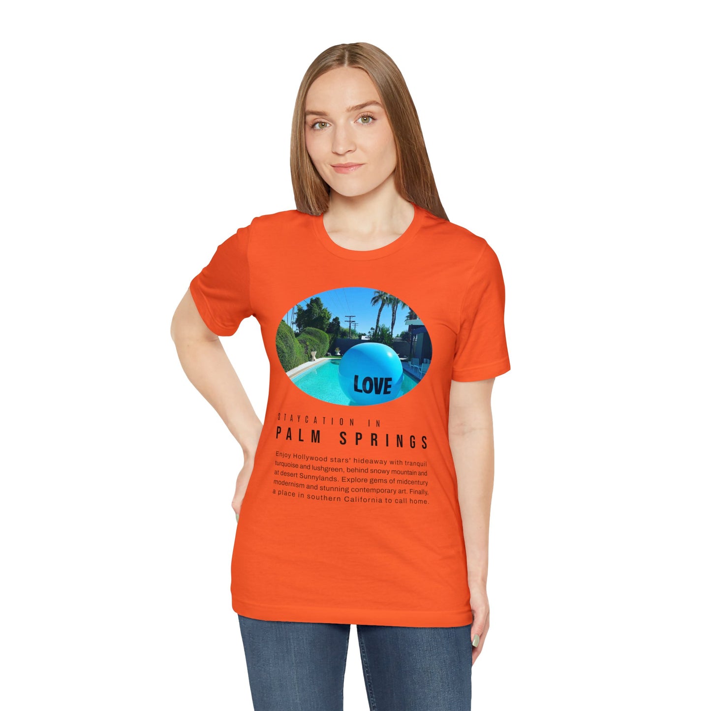 Staycation in Palm Springs Premium Lifestyle Tee by ViralDestinations