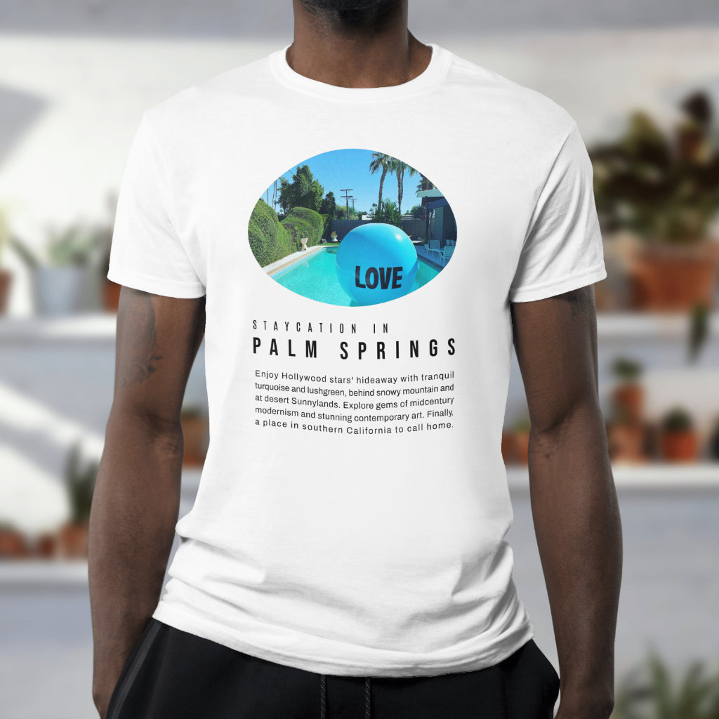 Staycation in Palm Springs Premium Lifestyle Tee by ViralDestinations