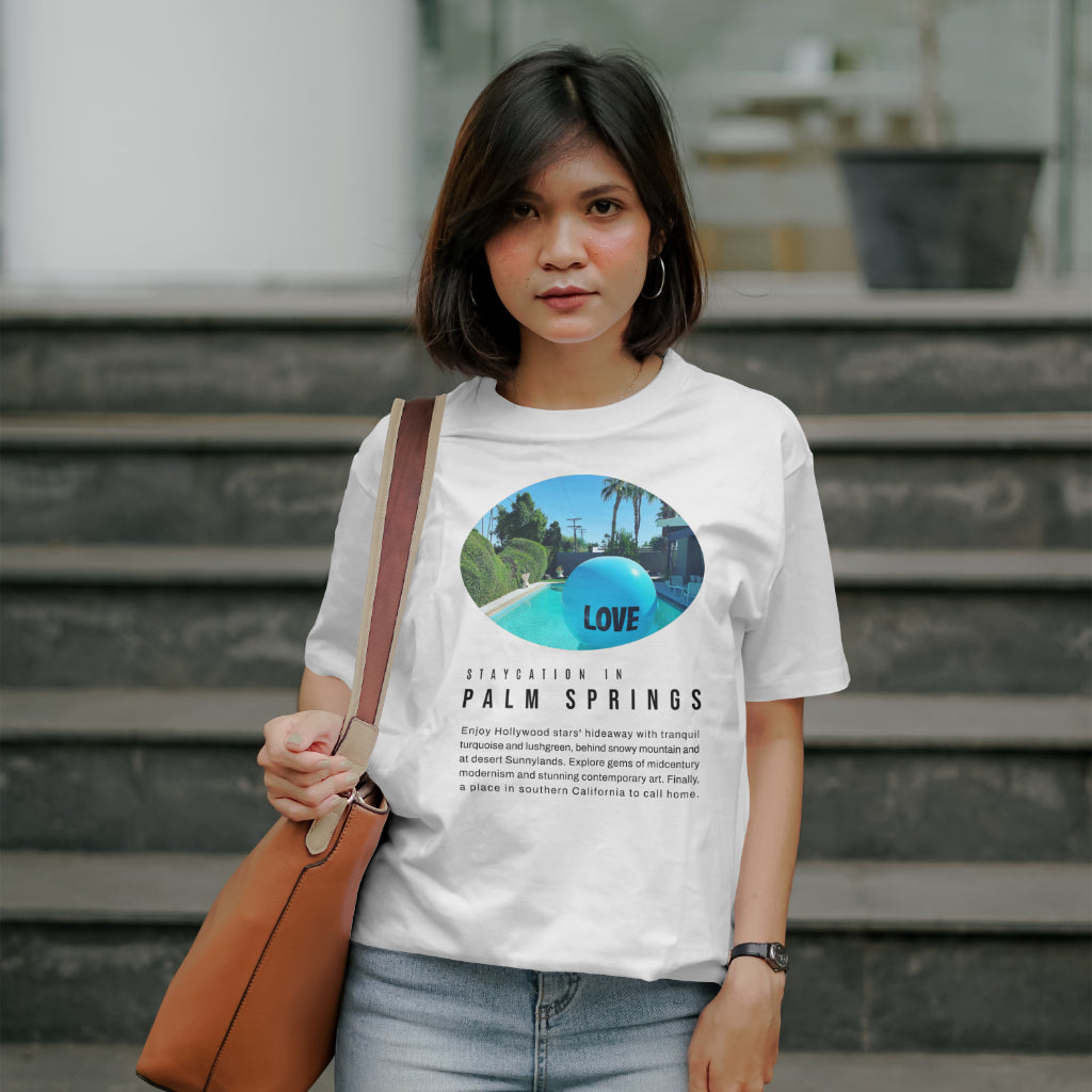 Staycation in Palm Springs Premium Lifestyle Tee by ViralDestinations
