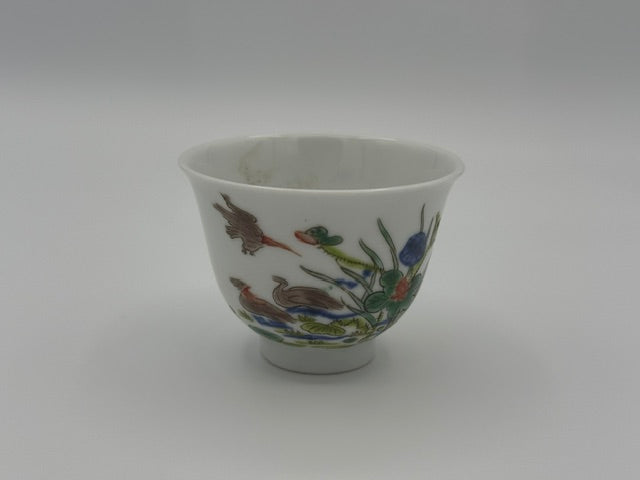 Four Qing Dynasty Porcelain Cups indicating Four Seasons - Unique