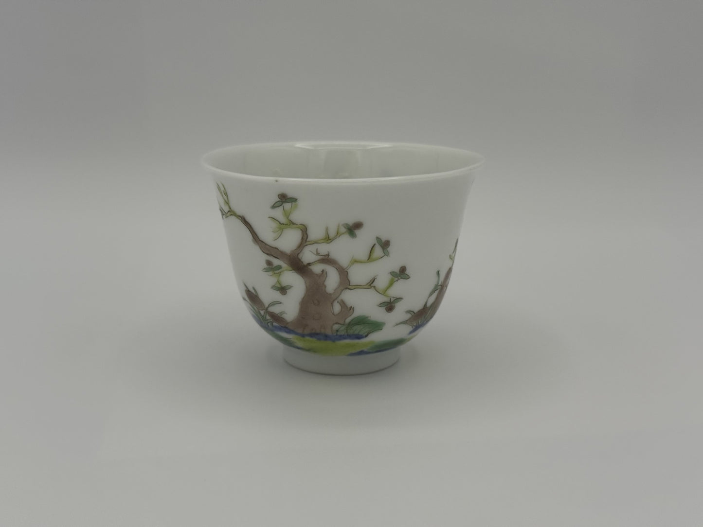 Four Qing Dynasty Porcelain Cups indicating Four Seasons - Unique
