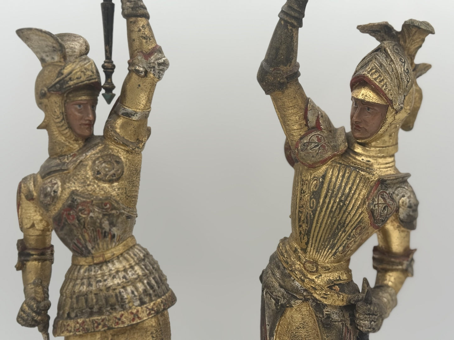 Pair of 1800s European Candlesticks - Unique