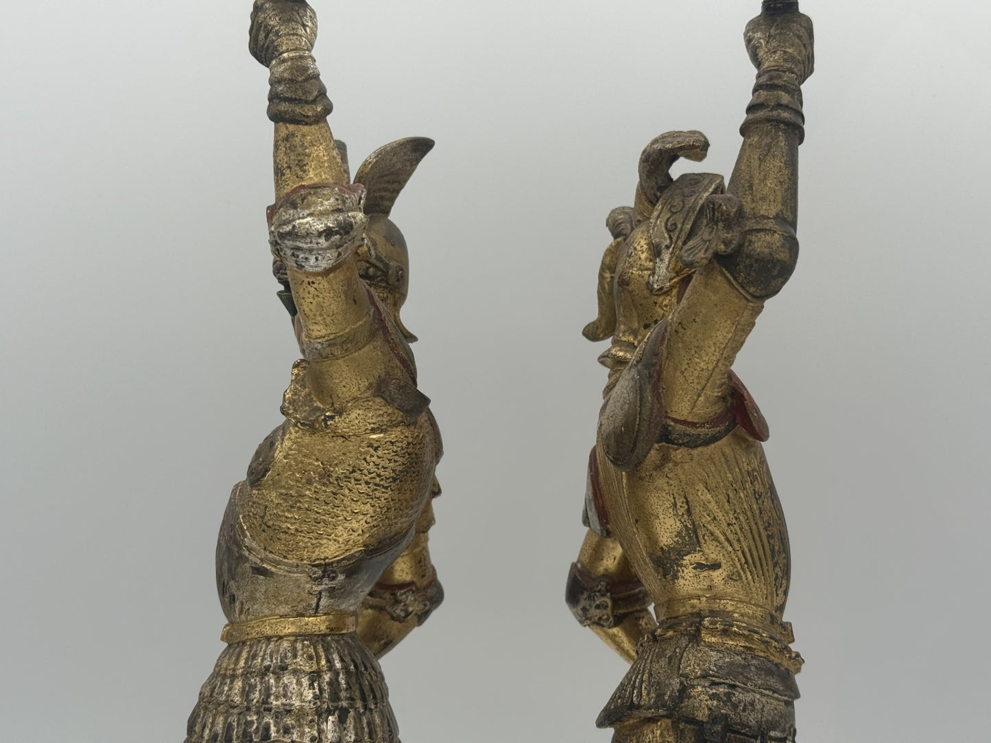 Pair of 1800s European Candlesticks - Unique