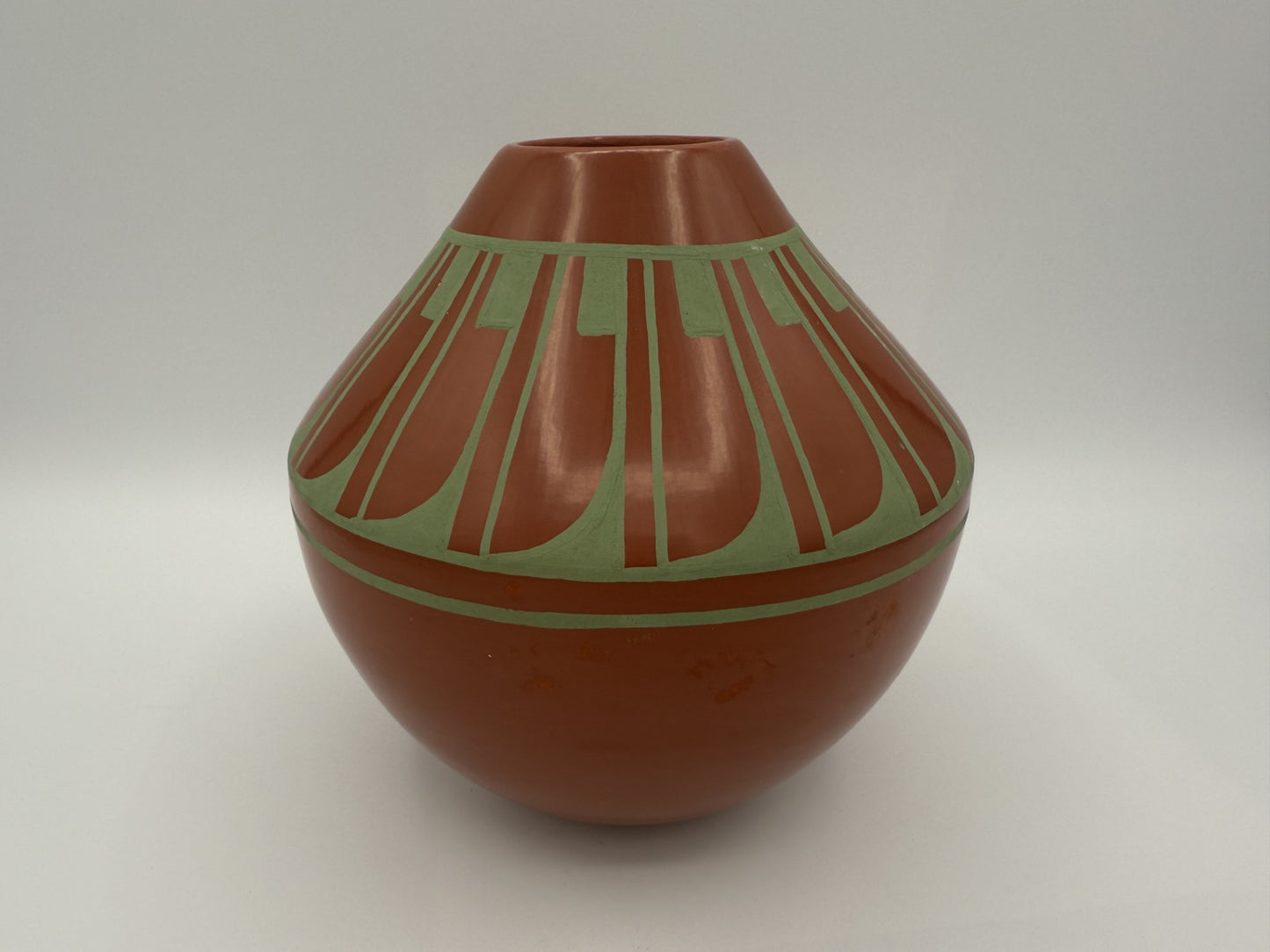 Handmade Native American San Ildefonso Pottery by Martha Appleleaf - Unique
