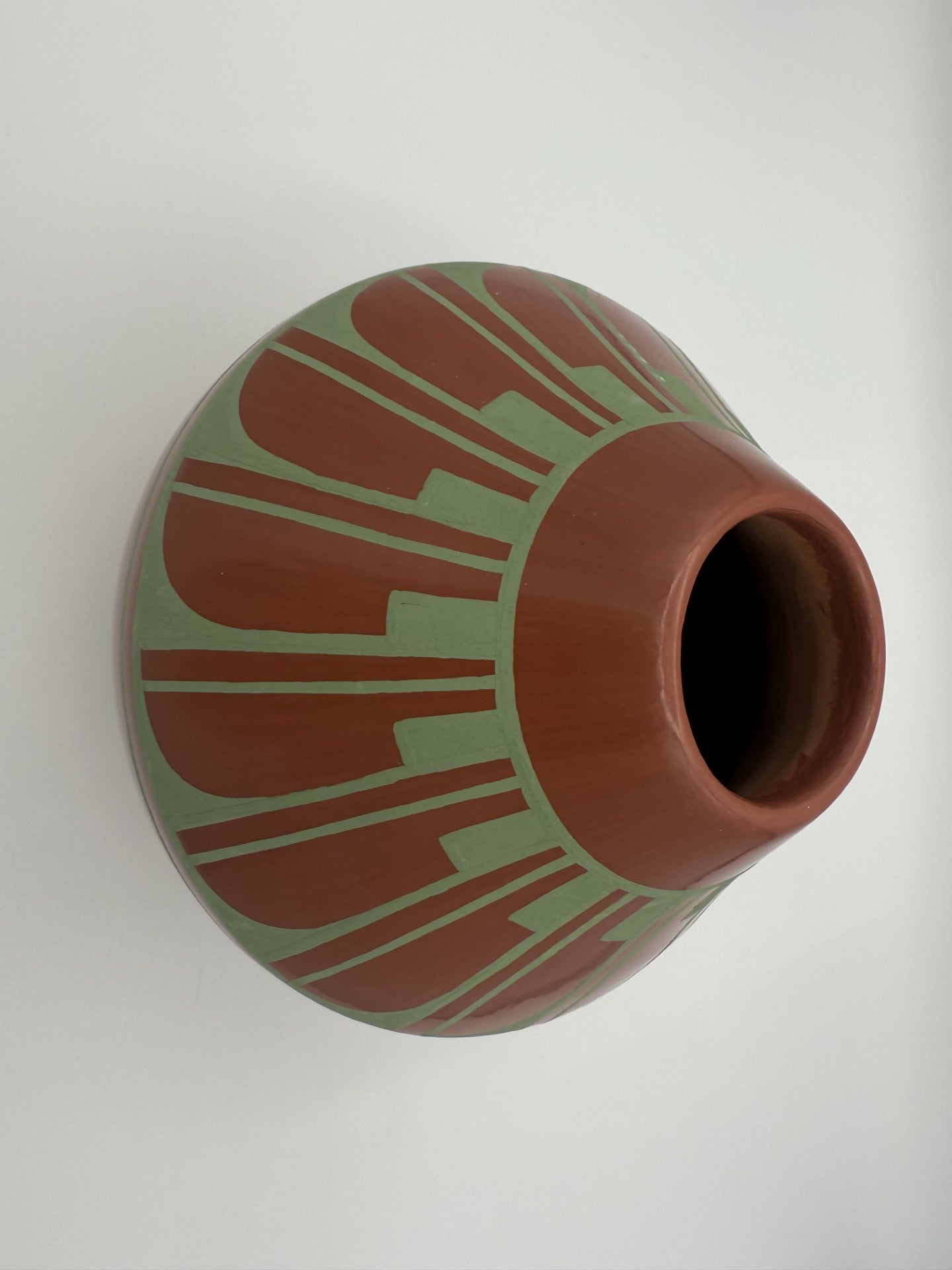 Handmade Native American San Ildefonso Pottery by Martha Appleleaf - Unique