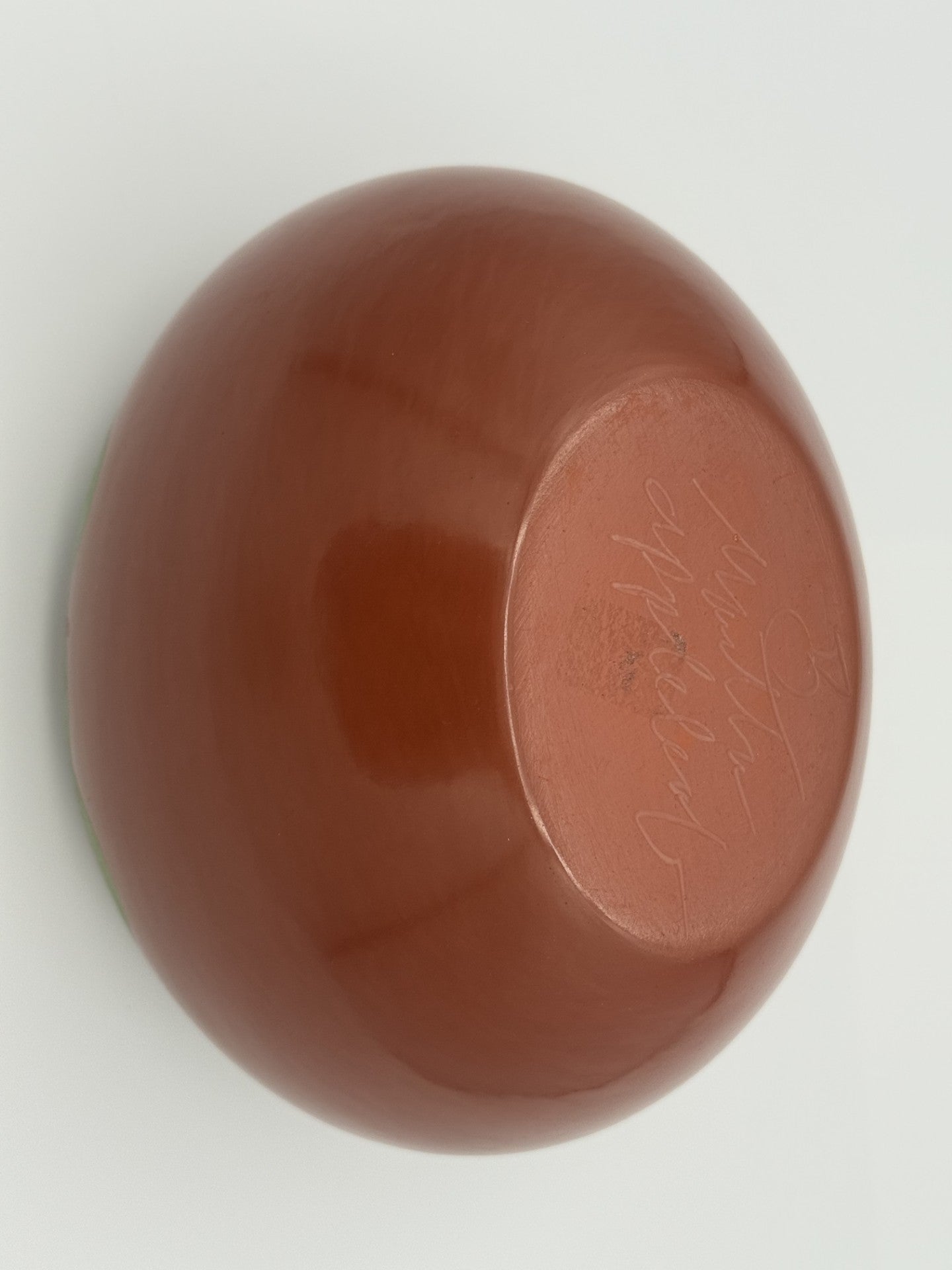 Handmade Native American San Ildefonso Pottery by Martha Appleleaf - Unique