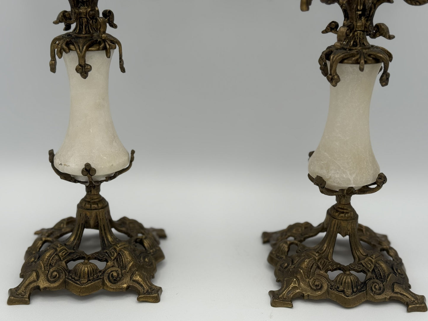 Pair of 1800s French Candlesticks - Unique