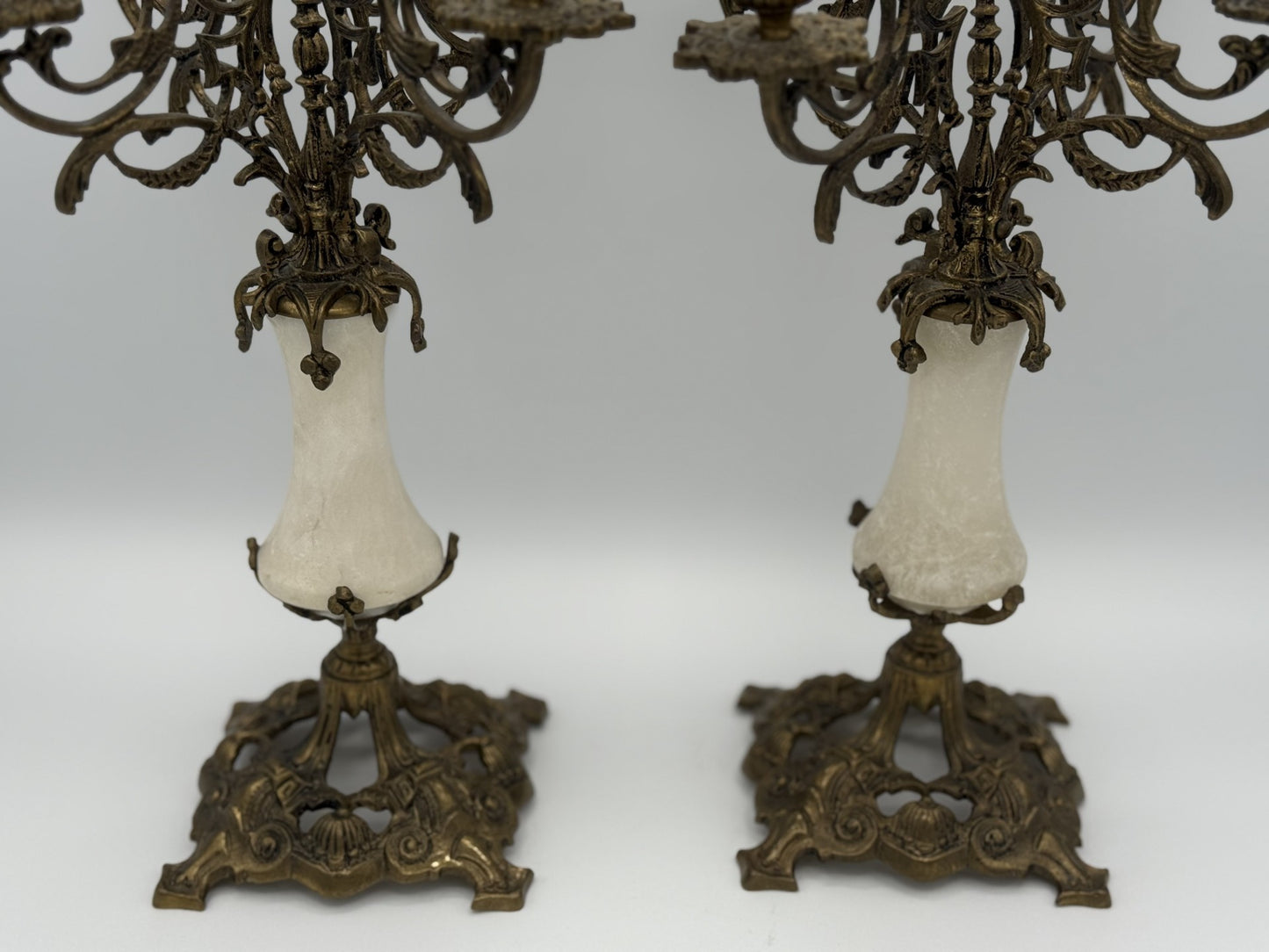 Pair of 1800s French Candlesticks - Unique