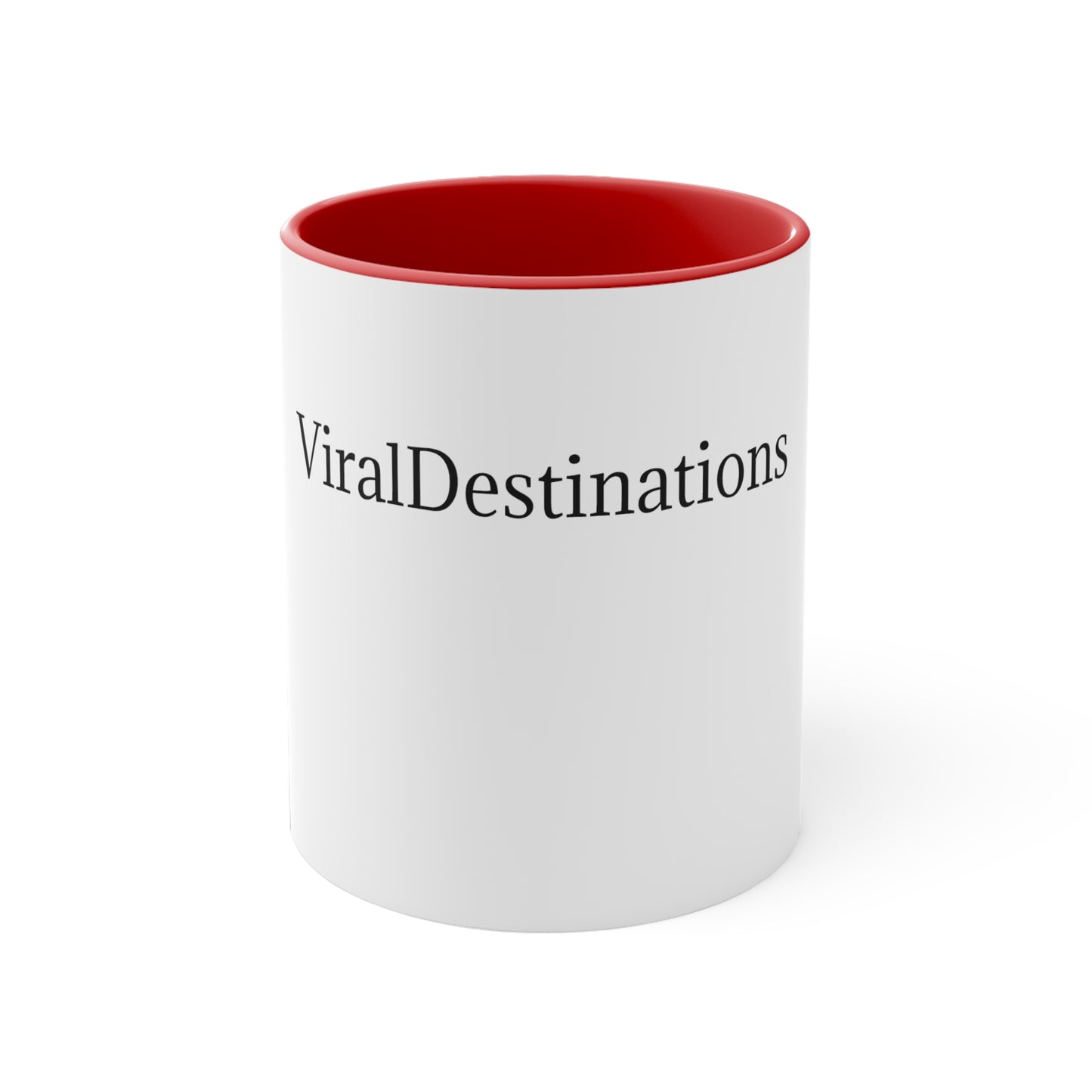 ViralDestinations Crew  Lifestyle Pop Colored Accent Coffee Mug