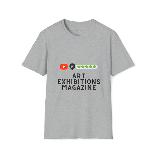 Art Exhibitions Magazine Gift Shop Official Unisex Softstyle T-Shirt by ViralDestinations