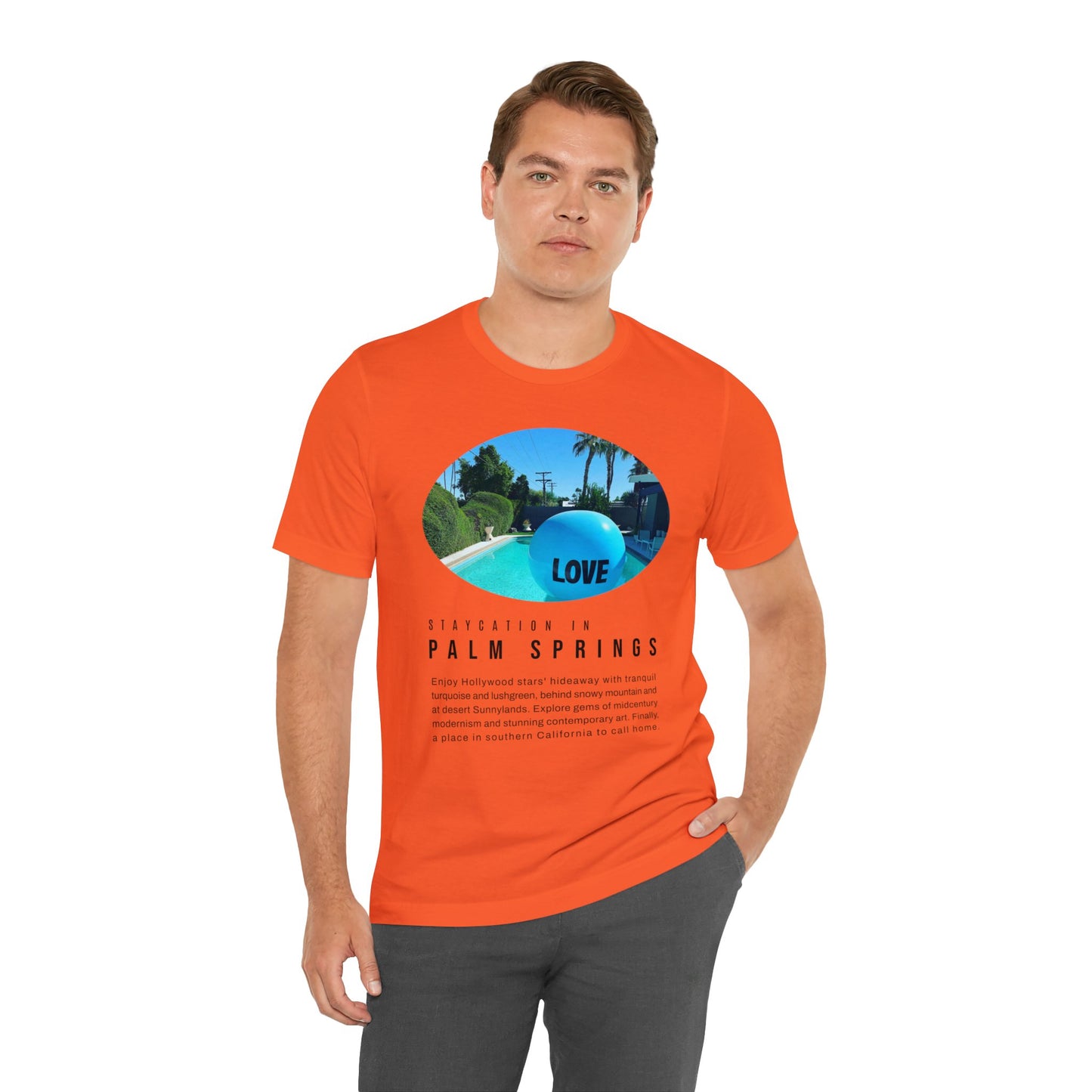 Staycation in Palm Springs Premium Lifestyle Tee by ViralDestinations